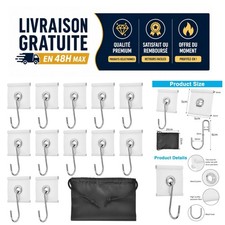 Lot 10 œillets passepoil pour rail de store caravane camping-car avec crochets