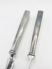 Georg Jensen Parallel Large 2-Piece Roast Carving Set Sterling Silver Estate 925 — photo 3