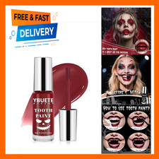 Halloween Tooth Paint, Red SFX Makeup, Professional Body Paint, Safe for