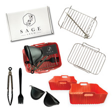 Sage & Clo Air Fryer Accessories 12Pcs for Ninja/Tower/Vortex/Salter/Cosori 7.6L