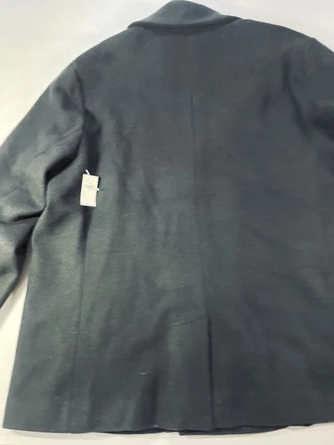 Old Navy Mens XXL Black Peacoat Double Breasted Military Jacket Quilted NWT image 8