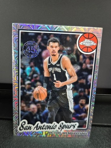 2025-26 Topps flagship 45th-Victor Wembanyama-mojo refractor