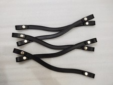 Set of 5 Leather Bridle Snap Browband 6, 8  10 mm in All Sizes  Shapes.