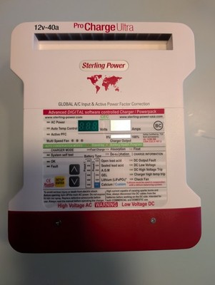 Sterling Power Pro Charge Ultra Batterieladegerät 12V 40A 3-Wege PCU1240 OVP NEU