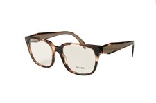 PRADA PR 17ZV 07R1O1 Women's Eyeglasses Caramel Havana 54mm. Brand New In Box