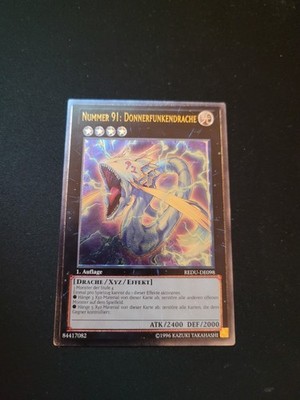 Yu-Gi-Oh Nummer 91: Donnerfunkendrache 1. Auflage Ultimate Rare REDU-DE098