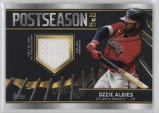 2021 Topps Postseason Performance Relics 57/99 Ozzie Albies #PPR-OA 2r3