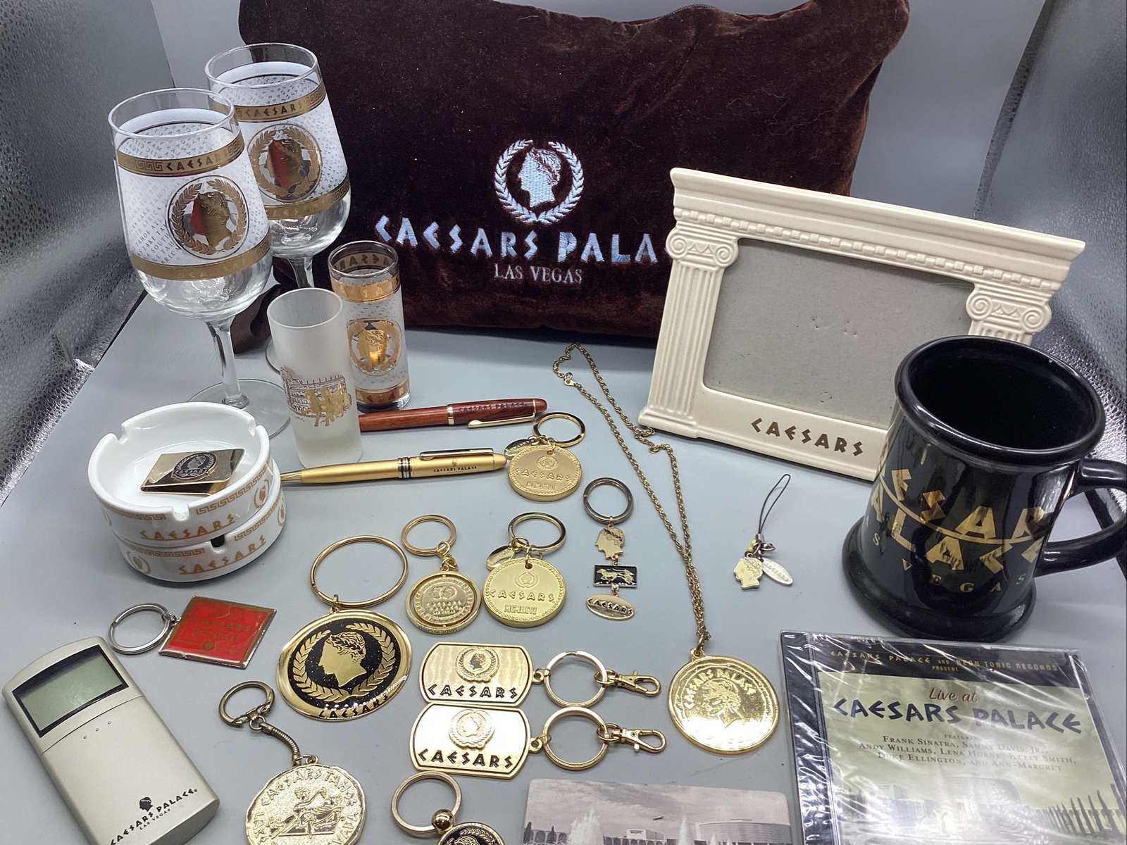 CAESARS PALACE LOT — Hotel Casino Memorabilia SHOT GLASS ash tray