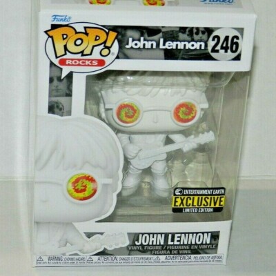 Funko Pop! Rocks John Lennon 247フィギュア Mint! Funko Pop Rocks! John Lennon Funko Shop Exclusive In