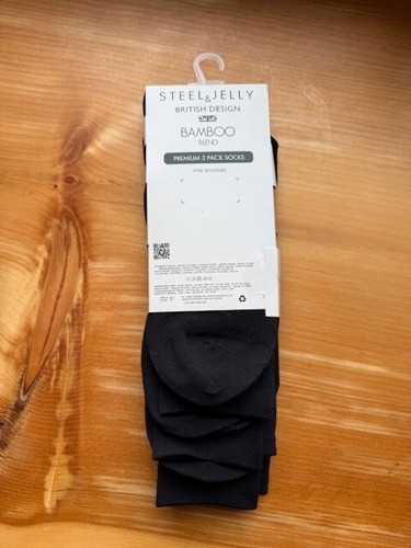 Calcetines de mezcla de bambú o poliéster de acero y gelatina 3 pares zapatos premium de EE. UU. talla 7-12 - Imagen 12 de 44