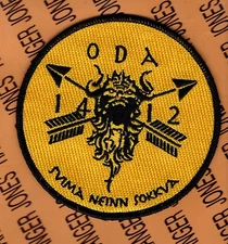1st Special Forces Group Airborne SFGA ODA-1412 pocket patch m/e
