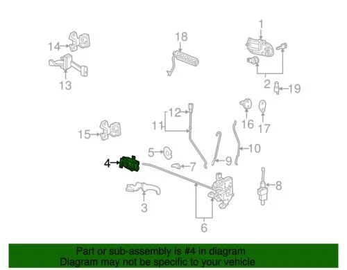 Manija interior derecha puerta navegador original Ford Lincoln 2003-2006 6L7Z7821818B Foto 2 de 2