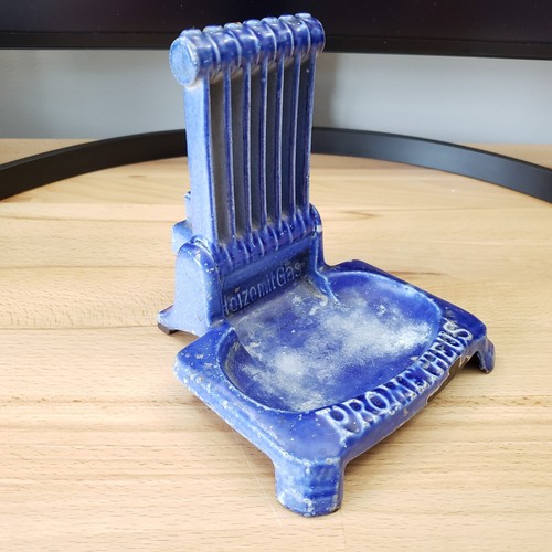 Vintage Cast Iron Soap Dish or Ashtray Prometheus Heize Mitgas Radiator - Picture 6 of 16