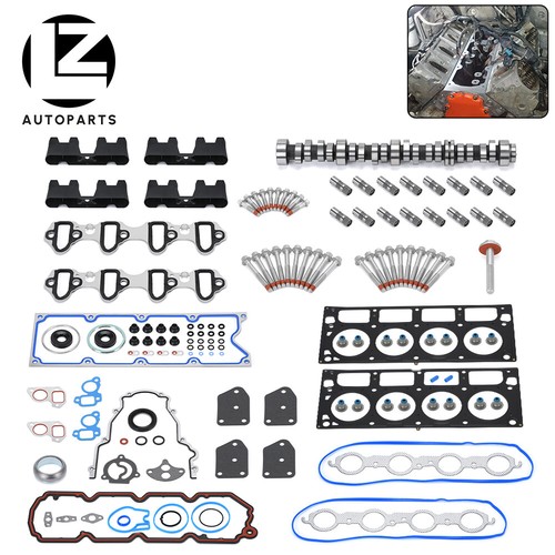 Camshaft Gasket Set Bolts Lifters For 20072013 Chevy Silverado GMC 5