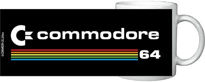 COMMODORE 64 - Black Logo - Tasse / Mug - Neu / OVP