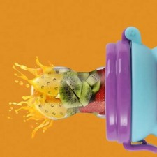 New Baby BPA Free Infant Food Grade Silicone Pacifier Baby Food Fruit Feeder