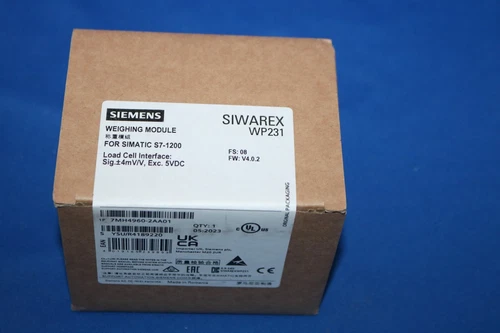 Siemens Simatic SIWAREX WP231 7MH4960-2aa01 7MH49602aa01 weighing module