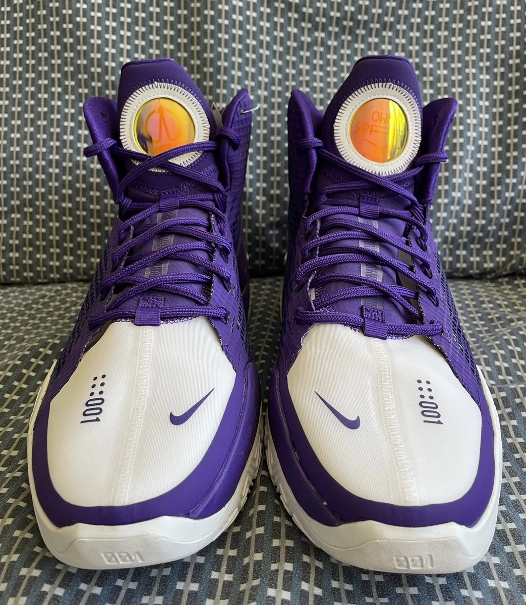 Purple nike cheap zoom basketball shoes