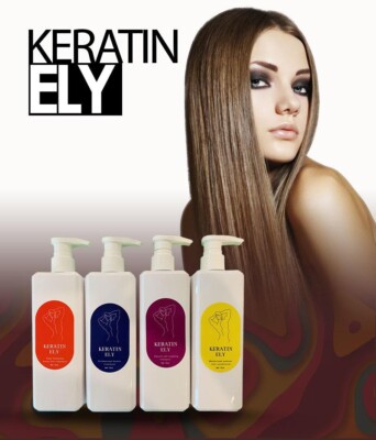 KERATIN ELY Keratin Treatment Professional 4 PCs  Kit