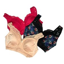 Rhonda Shear Classic Pin-Up Bra 3 Pk MEDIUM