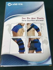 World Bio hot and cold pack with wrap Shoulder back ice gel pack new box