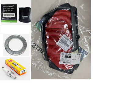 ／6 KAWASAKI ZX-6R 636 2013-2025 GENUINE OEM SERVICE KIT OIL AIR