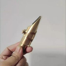 Handmade Metal Saxophone Mouthpiece Alto Tenor Soprano Brass Sax Mouth - New