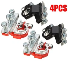 Battery Terminal Quick Connector Positive Negative Clamps For Car Auto Caravan*4
