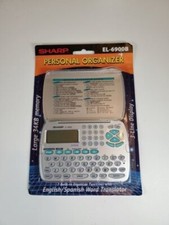 Sharp Personal Organizer EL-6900B 3-Line Display W/ English/Spanish Translator