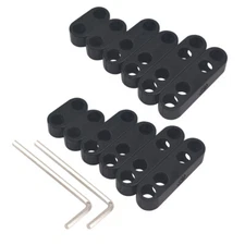 2Sets 8.5mm 8.8mm 9mm Black Spark Plug Wire Separators Looms Ford Chevy