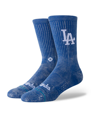 Stance MLB Fade Los Angeles Dodgers Crew Socken blau
