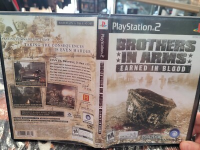 Brothers in Arms Earned in Blood Ps2 NoManual EN Free Shipping in Canada !!!!!!!