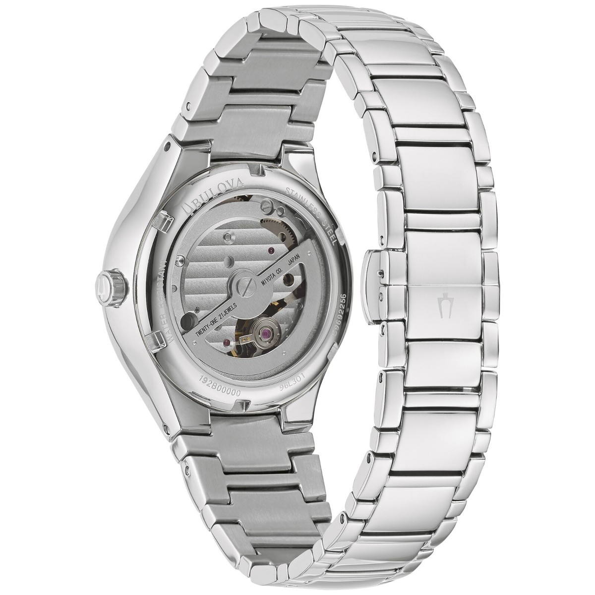 Bulova 96D01 Womens Watch 34mm White Dial Silver Tone Bracelet New Battery 8.25\