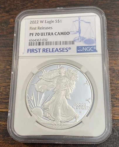 2022-W Proof American Silver Eagle NGC PF70 First Releases In Stock