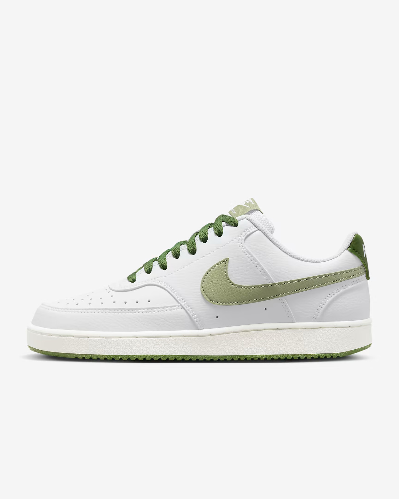 Nike Court Vision Low Blanco/Verde UK5/US5.5/EU38 - FJ5480-100 Nuevo