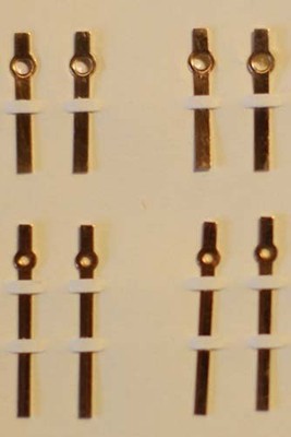 ZEIGERSATZ FORM STAB ROSÉ VERGOLDET 135/75 ~NOS~  (z0100)