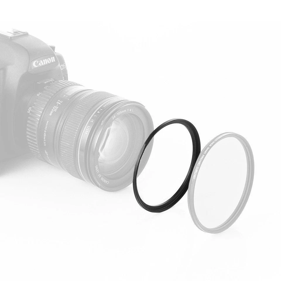 28mm to 52mm Step-up Step Up Lens Filter Ring 28-52 28mm 52mm 28 52 mm Black - Image 2 of 4