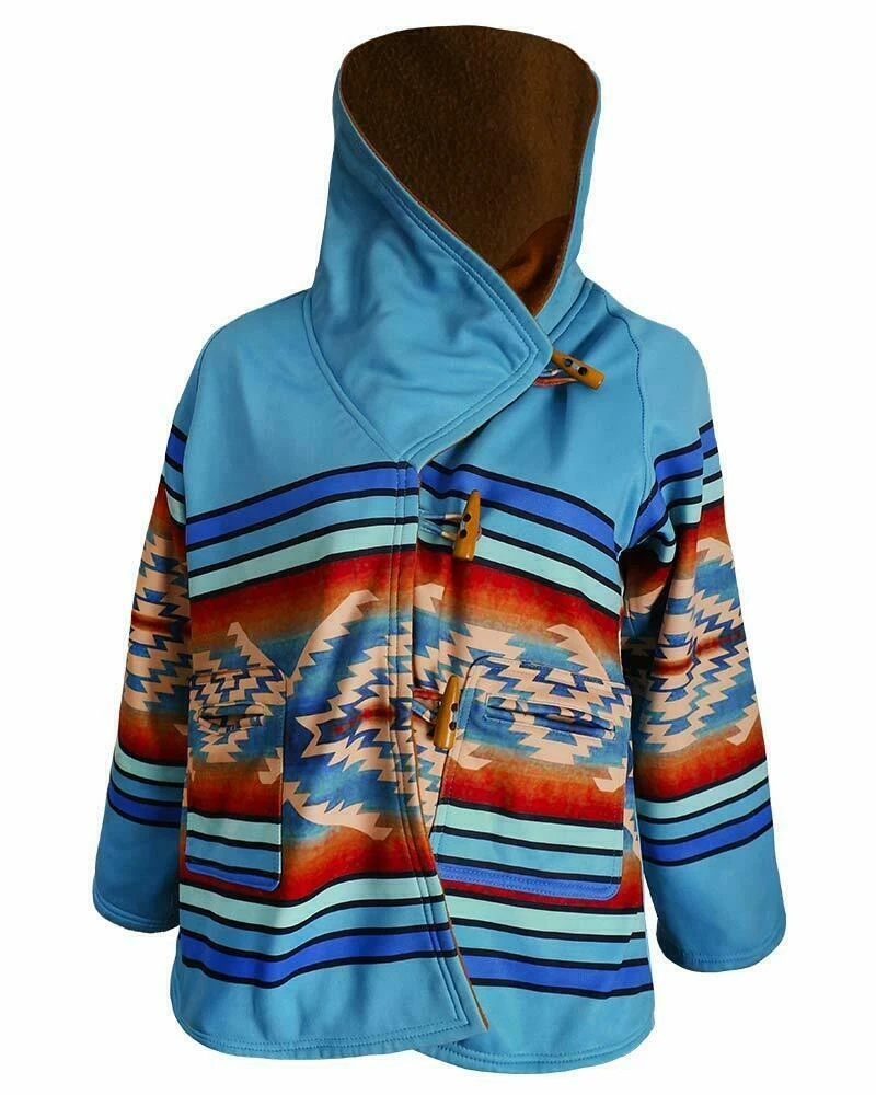 Yellowstone Season 3 Wool Blend Beth Dutton Blue Hooded Kelly Reilly Coat Poncho