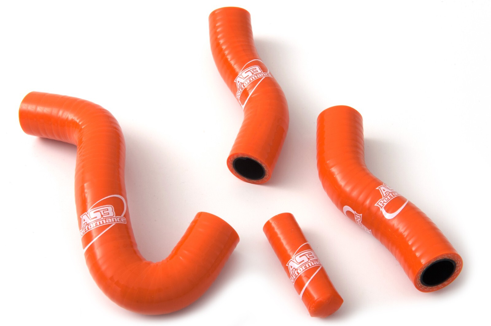 AS3 SILICONE RADIATOR HOSES for KTM 450 500 EXC-F 2012-2016 THERMOSTAT BYPASS