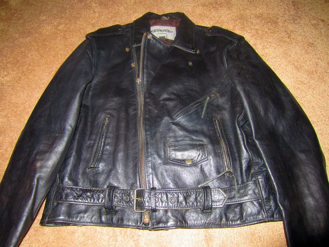 Unik leather store jacket ebay