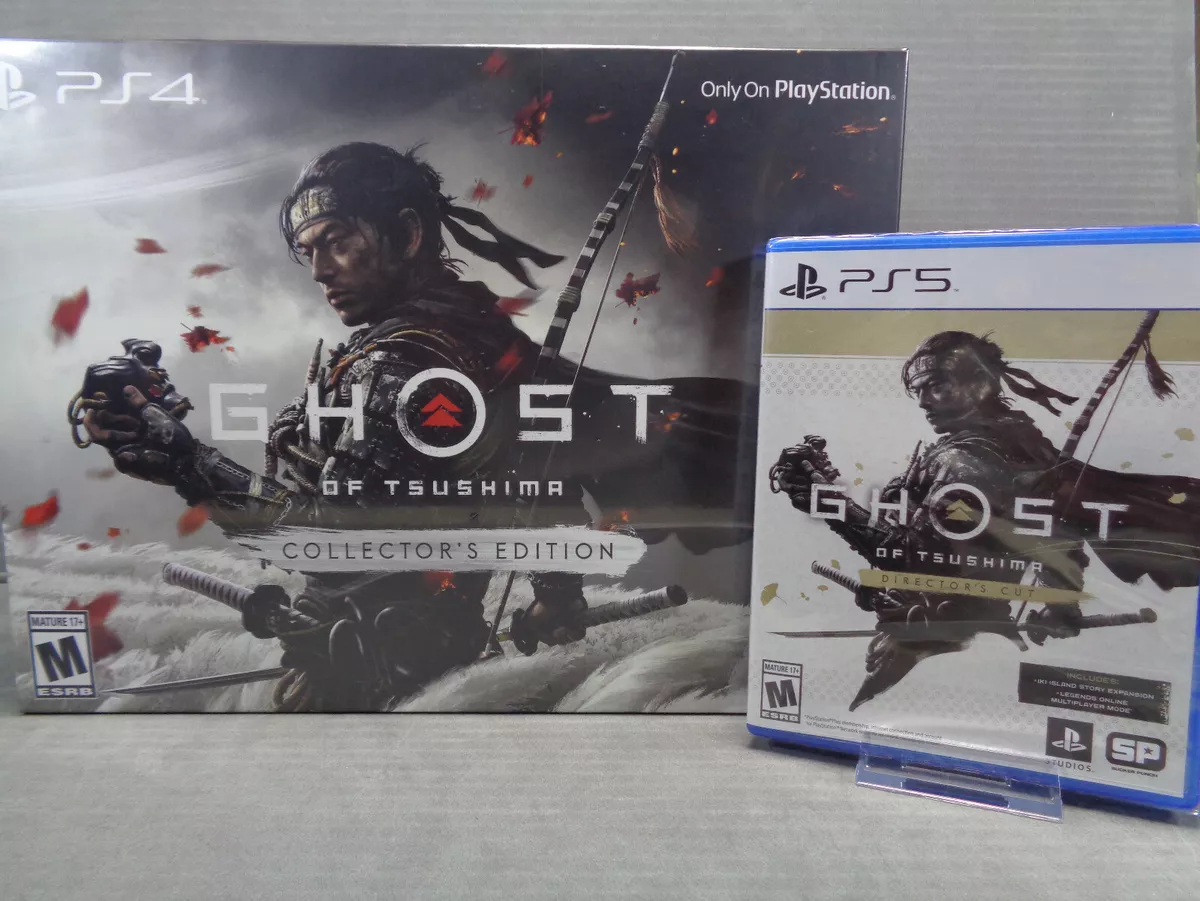 Ghost of Tsushima Collectors Edition (PS4) + Director's Cut (PS5) Brand  New! 711719526629