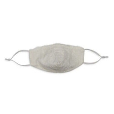 Lace Washable  Breathable Face Cover, White