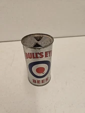 Vintage Gold West Brewing Oakland CA Bull's Eye Flat Top Beer Can OI IRTP