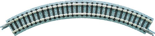 Tomytec 011125 4 Gleise, gebogen, Mini Curved, in Schotterbettung, r 140 mm | Zustand: Neu