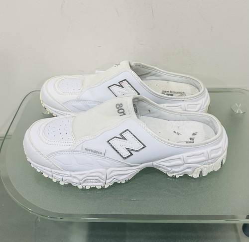 New Balance 801 Mule Slip On Sneakers W801SG White Women's 7,5 - Picture 2 of 9