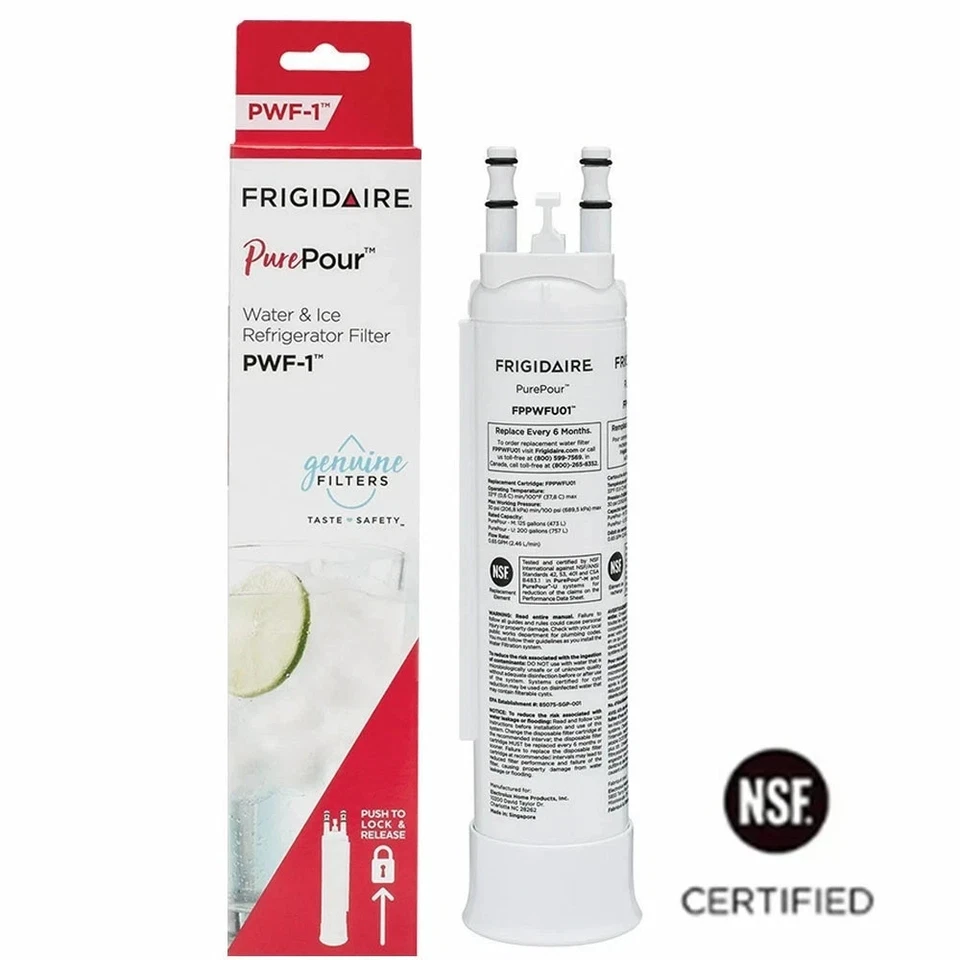 Frigidaire FPPWFU01 PurePour PWF-1 Refrigerator Water Filter-6PACK - Image 2 of 3