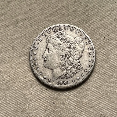 1884-S Morgan Silver Dollar VF Key Date Very Fine FS