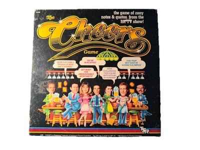 Vintage 1987 Cheers Board Game All Pieces NEW TSR Norm Paramount Pictures Woody 