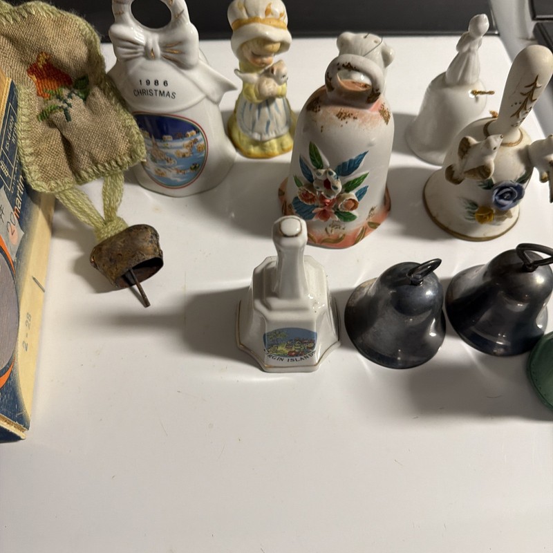 Lot of Various Vintage Bells