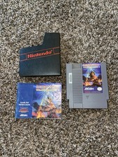Iron Sword Wizards Warriors 2 Nintendo NES W/ Sleeve Manual Tested